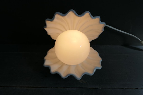 Image 1 of Vintage set of oyster lamps, shells with pearls