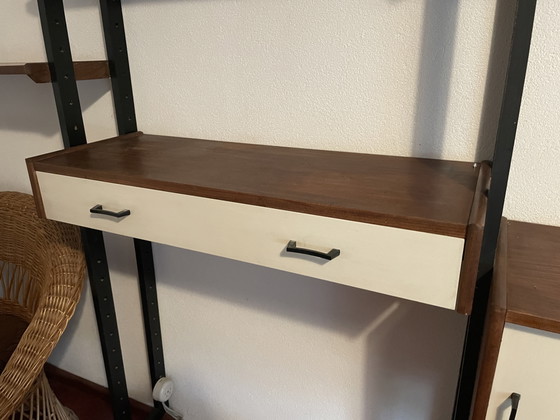 Image 1 of Vintage Simpla Lux wandmeubel 405x180x30,5 cm