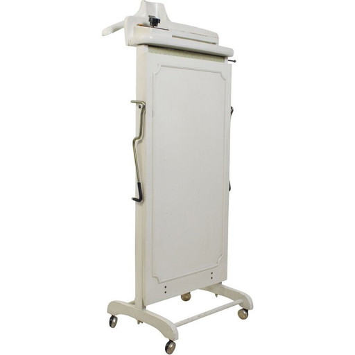 Valet vintage in legno laccato bianco crema