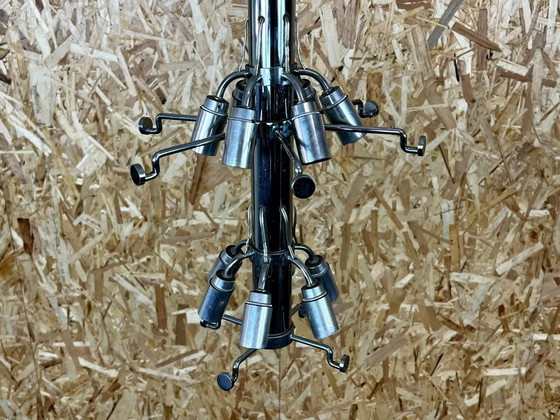 Image 1 of 60s 70s kroonluchter Kroonluchter "Ragnatela" Murano glas Italië Space Age