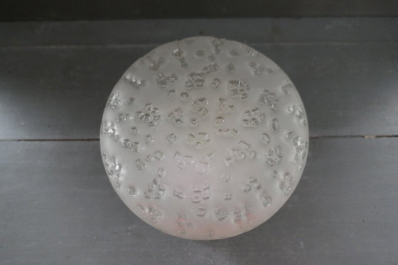 Vintage Peill & Putzler glass Ceiling light Germany – Metal (photo 7 of 14)