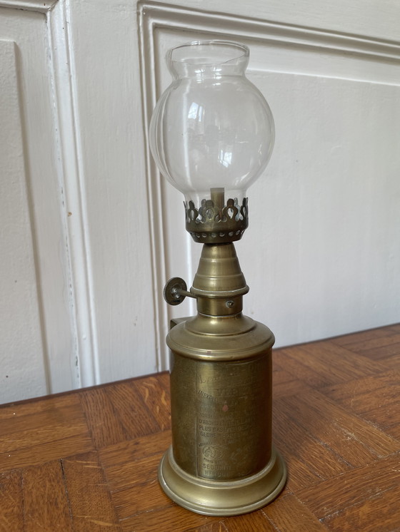 Image 1 of Kleine messing olielamp