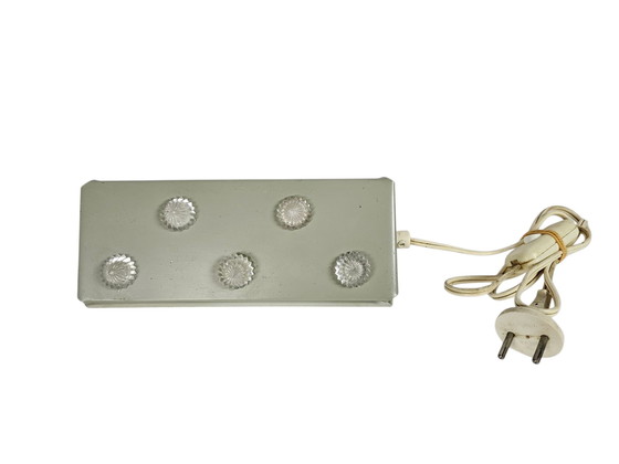 Image 1 of Herda Almelo - Vintage Bedlamp - Grijs - Sterren - Wandverlichting - 70's