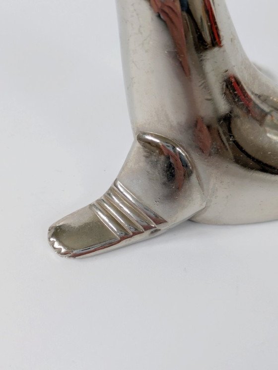 Image 1 of Apribottiglie e accendino Sea Lion, acciaio inossidabile e ottone, Germania Ovest 1960