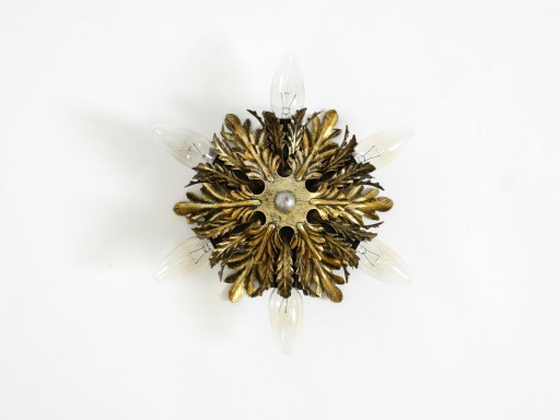 Magnifiques lampes de plafond ou appliques italiennes des années 1960, de la marque Banci Firenze, Italie.