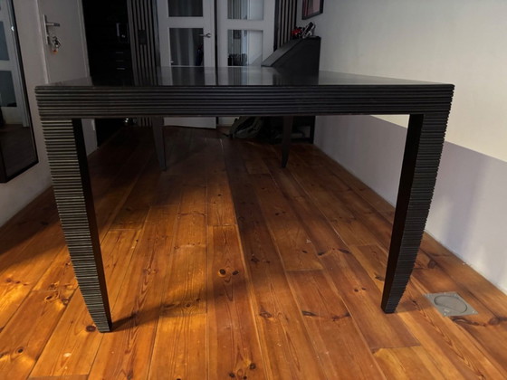 Image 1 of John Hutton Design Dining Table - Solid Wood X Detail