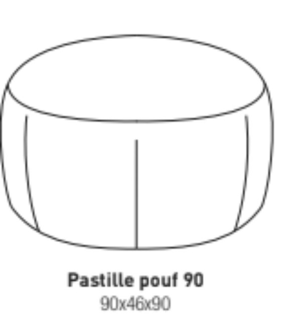 Image 1 of Doodle Pastille met Poef