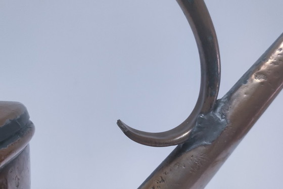 Image 1 of arrosoir cuivre grande anse courbe vintage