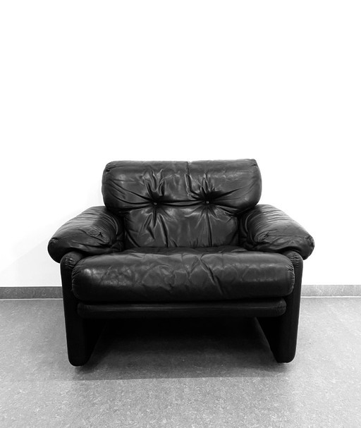 Poltrona Vintage Coronado per B&B Italia di Afra & Tobia Scarpa – fauteuils, Leather, Metal