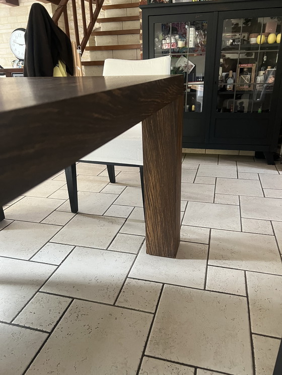 Image 1 of Table à dîner en chêne des Marais