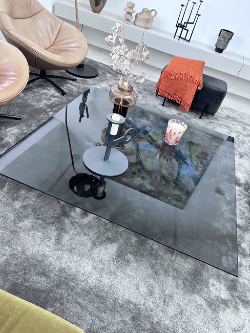 Coffee table Beek 140x140 glass