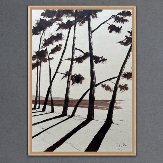 Image 1 of Ink on 250g natural paper. 30x21cm.