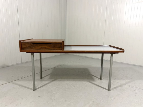 Image 1 of Banc téléphonique avec espace de rangement, années 1960