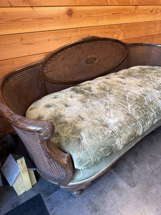 Image 1 of Panca vintage in rattan