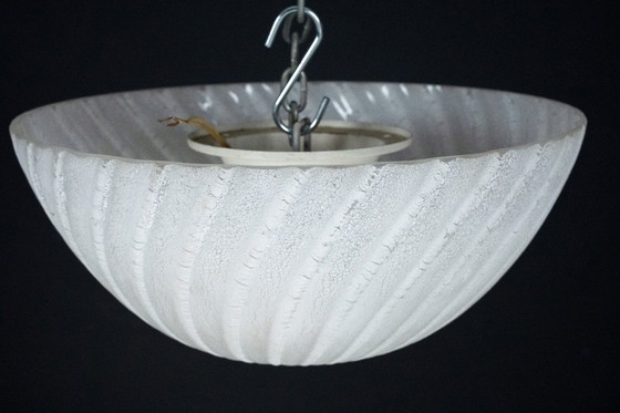 Image 1 of Barbini Murano Glass Ceiling Lamp, Italy 1980s