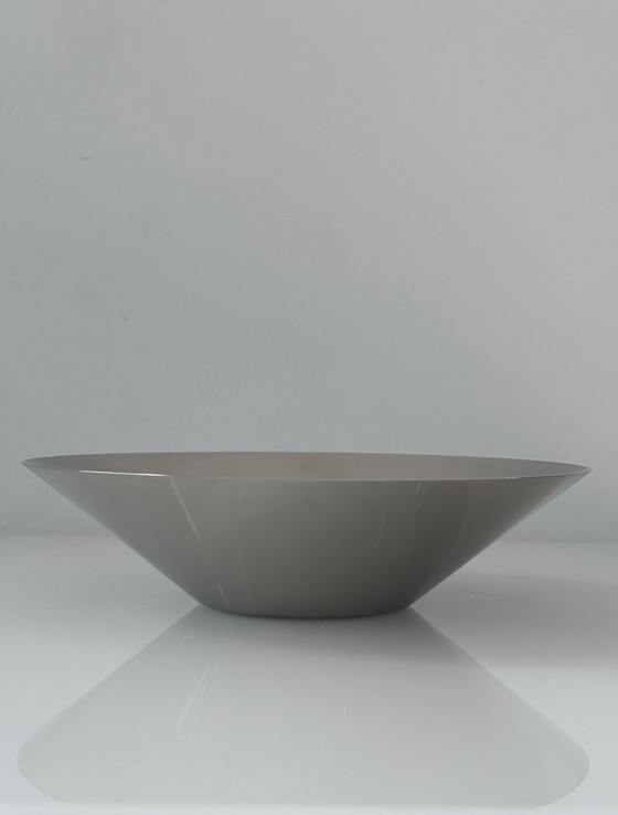 Image 1 of Ensemble de trois bols coniques en acier inoxydable