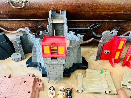 Image 1 of rare Big lot Playmobil dragons castle parts vintage collectible toy + extra
