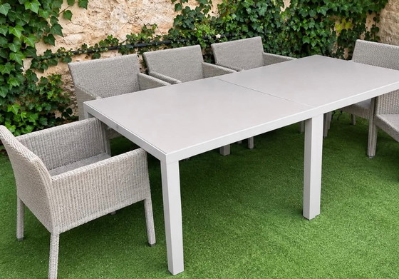 Juego de Comedor Tribu Versus – Tribù, Conjuntos de jardín, Aluminium (photo 3 of 5)