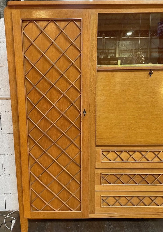 Image 1 of Armoire secrétaire vintage années 1960