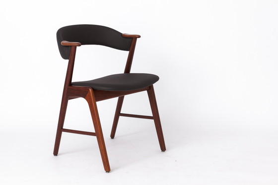Image 1 of Ensemble de 6 chaises de salle à manger danoises en teck par Korup Stolefabrik - 1960s Mid-Century Modern Design