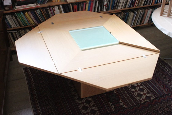 Image 1 of Tavolino trasformabile "cirkante" di Bob & Dries Vanden Berghe per Vanden Berghe Pauvers, Belgio 1970