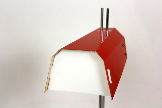 Image 1 of Rote Tischlampe von Josef Hurka für Lidokov, 1970er Jahre