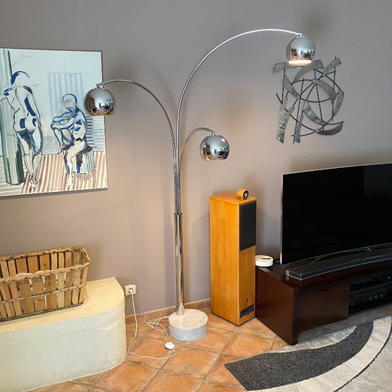 Image 1 of MUGUET floor lamp by Goffredo REGGIANI. 1970.