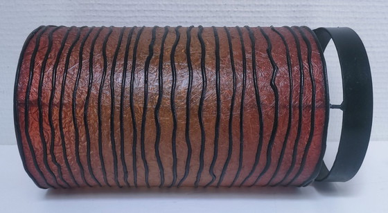 Image 1 of Lampe Harz Metall Zylinder 90er Jahre