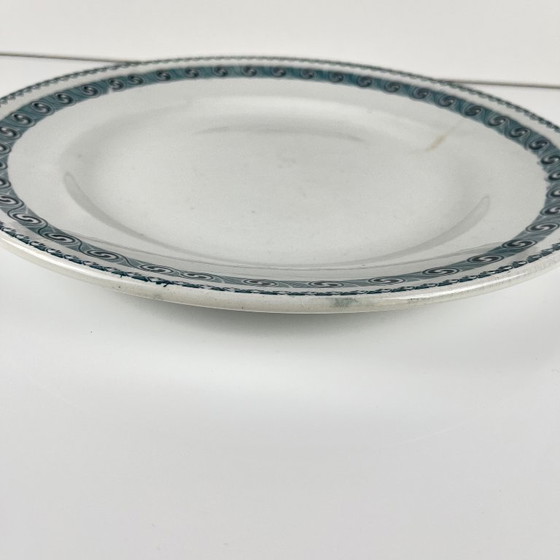 Image 1 of Piatto grande rotondo "Rachel" Moulins des loups & Hamage, terra di ferro