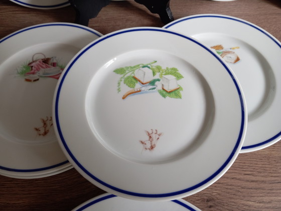 Image 1 of 8 cheese plates / cheeses from France by Guy Degrenne