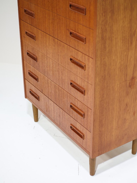 Image 1 of Ladekast teakhout Westergaard E. Jensen Deens vintage