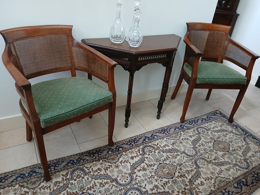 2 fauteuils Schuitema Jugendstil
