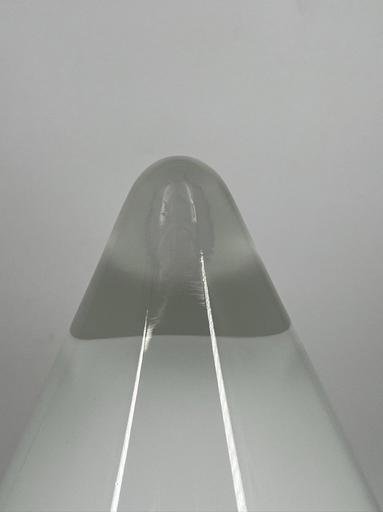 Image 1 of Lampada da soffitto Peill & Putzler “KIBO” (Modello 71333) – Germania, vetro opalino/trasparente, vintage