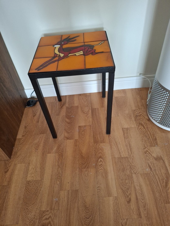 Table vintage – Tables d'appoint, Ceramic, Metal (photo 7 of 8)