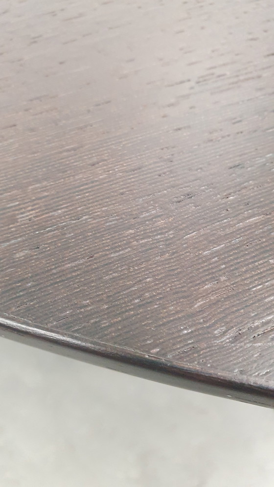 Image 1 of Kei BULO design coffee table organic, dark brown oak veneered