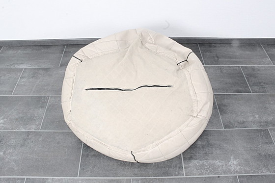 Image 1 of Vintage leather patchwork beanbag from the 1980s