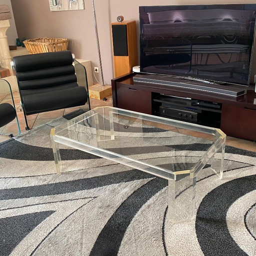 ATHENA coffee table by David LANGE. 1970. 120x70.