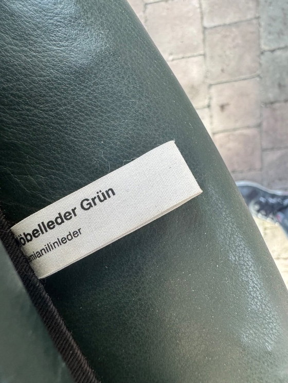 Image 1 of Flechtatelier Schütz Chaise Longue en Rotan Met Leer 70