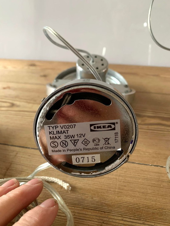 Image 1 of Set of 2 IKEA KLIMAT Wall Lamps – Industrial Design, Adjustable