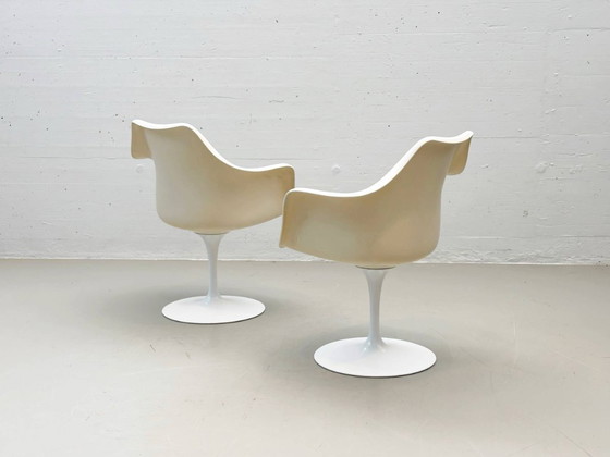 Image 1 of Set di 4 poltrone Tulip originali di Eero Saarinen per Knoll International, 1956