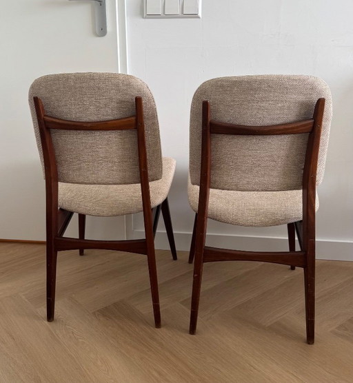 4 x Louis van Teeffelen Milaan stoelen 
