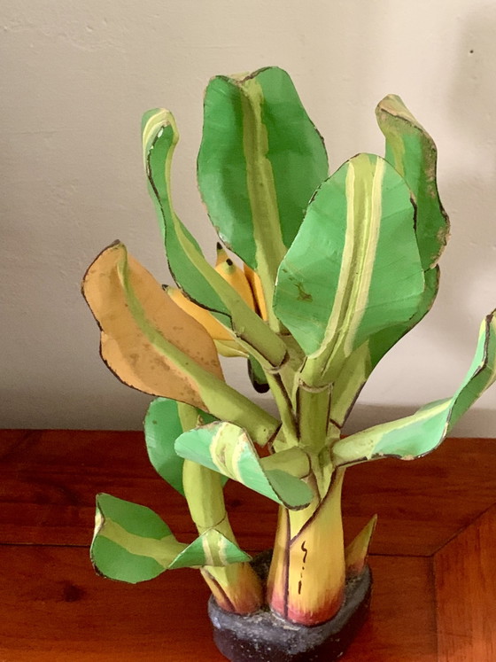 Bernadette Schillings Painted Wooden Banana Tree 30 cm – Decorative Objects (photo 6 of 14)