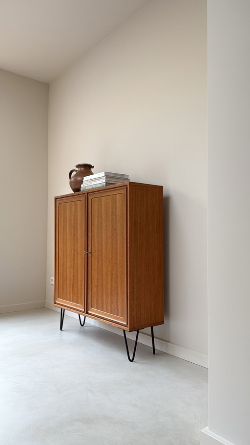Vintage wooden two-door cabinet / high board