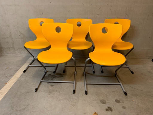 5 X Pantoswing-lupo Chair Verner Panton