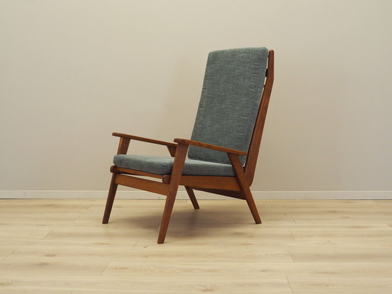 Image 1 of Sessel aus Eichenholz, dänisches Design, 1970er Jahre, Produktion: Dänemark