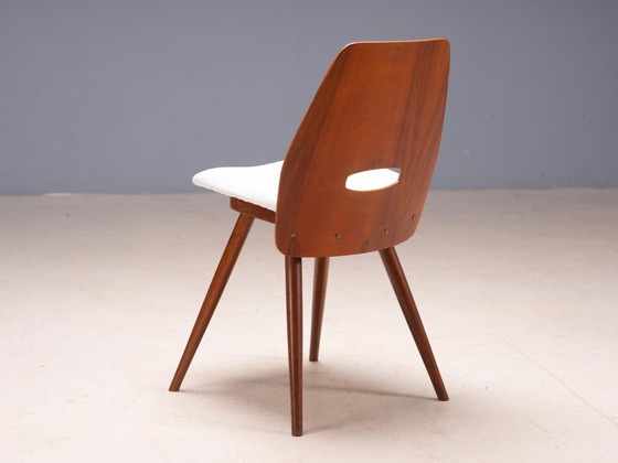 Set of 4 Vintage Chairs Tatra Pravenec “Gentleman” Mid-20th Century, Czechoslovakia, 81 × 39 × 40 cm (photo 5 of 8)