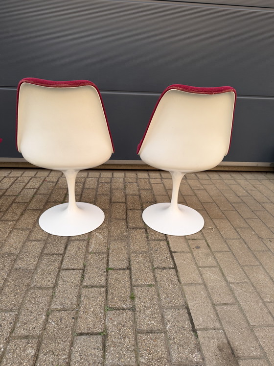 Image 1 of 6x original vintage Knoll Tulip dining chairs by Eero Saarinen