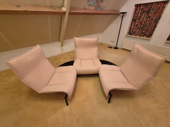 Image 1 of Cassina Veranda 3-seater pink corduroy in very good condition