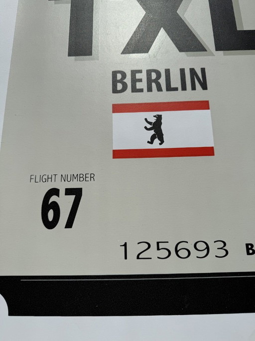 Poster di Graphic Design Etichetta Bagaglio Panam Eames Era Berlin Berghain – wanddecoratie, Paper (photo 2 of 8)