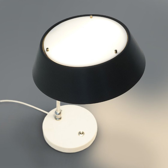 Image 1 of Table lamp by Stilux with marble base, 1950s